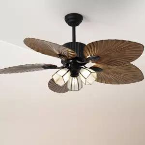 천장 실링팬 엔틱 조명 42인치 대형 전등 무소음 선풍기 카페