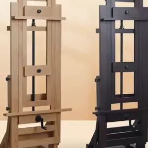 느티나무 이젤 스탠드 미술확원 선반 휴대용 접이식 스케치