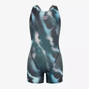 매장정품 ARENA 아레나 WORLD AQUATICS 인증 여아동 실내수영복 잉카 아동 3부 반신 레이서 크로스백 (A6SG