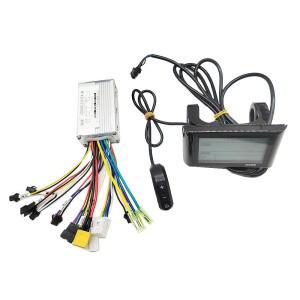 24V 36V 48V 250W 20A 전동 컨트롤러 전자 자전거/전기 스쿠터 브러시리스 속도 및 SW900 LCD 디스플레이