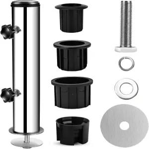 엄브렐러 튜브 베이스 유니버설 화강암 스탠드 실외 외부 스톤 스테인리스 스틸 헤비 듀티 플래그 폴 홀더