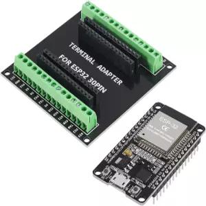 WROOM-32 32S 30핀 개발 보드 USB 인터페이스 WiFi 및 32 브크아웃 실드 터미널 어댑터 세트