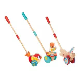 걸음마장난감 3종세트 나비 새 끄는완구 손수레끌차