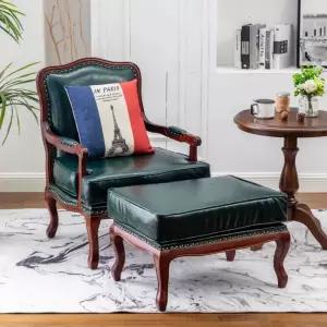 복고 빈티지 1인 유럽식 미국식 소파 원목 암체어 페브릭 가죽 2인