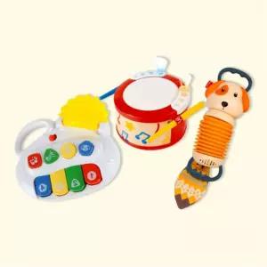 감각악기 3종세트 아코디언 키보드 드럼 초등학교악기