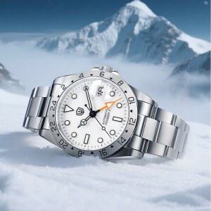 Watchdives WD16570 V2 방수 시계 NH34 오토매틱 무브먼트 BGW9 야광 사파이어 글라스 38mm 기계식 빈티지 남성용