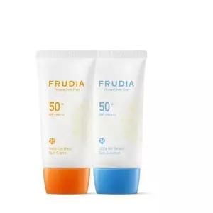 이지하우스 1+1 기획특가 후르디아 톤업선크림 + 울트라 UV 쉴드 선에센스 / 무기자차 자외선차단 선크림 6