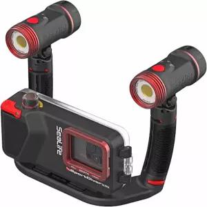 씨라이프 스포츠다이버 울트라 수중 스마트폰 스쿠버 하우징 듀얼 (2) 씨드래곤 2500 루멘 조명 방수 사진