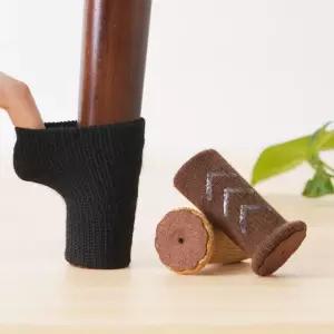 논슬립 의자발커버 미끄럼방지 실리콘 의자양말 4P wtU9+1Sky