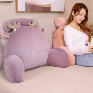 등받이 허리 대형 쿠션 요추 편안한 베개 부(1) 옆 받침대