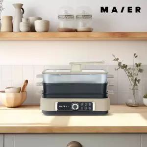 마이어 멀티쿠커 분리형 찜기 만능쿠커 샤브샤브 전기전골냄비 MK-METI001