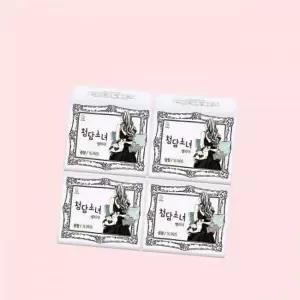 청담소녀 오리지널 생리대 중형 4팩 초슬림 비건 저자극 날개형 대나무 탑시트 4605279