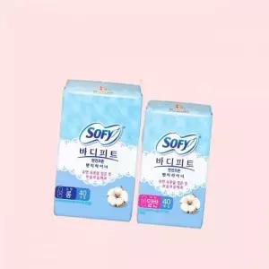 쏘피 쏘피생리대 천연코튼 면 순간흡수 팬티 속옷 언더웨어라이너 일반 롱 바디피트 40p 5팩 4616102