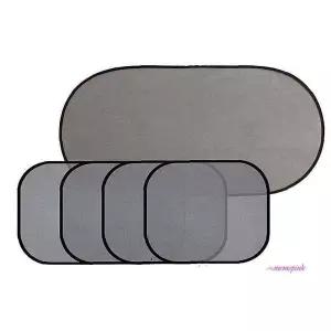 용자동차차량 블라인드 5p세트 햇빛가리개 메쉬 승용차 차광막 차광망 차량용mno057