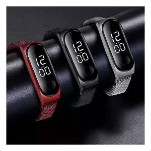 LED 스포츠 등산 남자 여자 공용 메탈 방수 손목시계 3165593