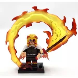 귀멸의 칼날 화염의 호흡 쿄주로 G48 브릭피규어 호환블럭 미니피규어 커스텀 블록