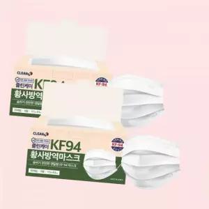 클린케이 의약외품 덴탈형 KF94 마스크 대형 50매 2개 4601817