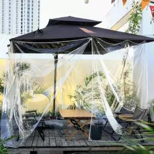 바람막이 텐트 캠핑윈드 스크린 투명 대형 워터프루프 쉘터 울타리 차양