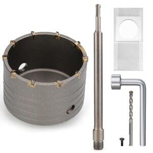 콘크리트 키트 90MM 벽돌 31 9CM 2인치 벽용 시멘트 SDS 플러스 세트 220M