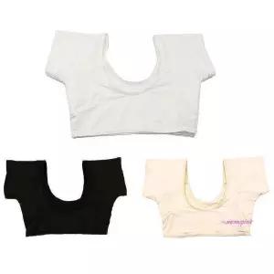 빅사이즈겨땀 일체형 패드 신축성갑 겨드랑이땀 속옷 제거 브라탑 숏탑 관리 패치 제로def468