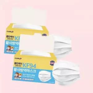 클린케이 의약외품 덴탈형 KF94 마스크 소형 50매 2개 4602586