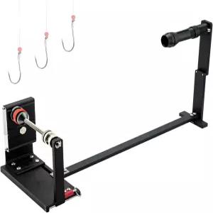 심플러스큐 낚싯줄 스풀러 와인더.스핀캐스트 정확한 하역 조정 스풀링 스테이션 선 꼬임 없음 나사 길이