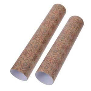 서예 회화 빈티지 스타일 케이스 포스터 튜브 홀더용 SOLUSTRE 확장형 스크롤 텔레스코핑 아트 보관함