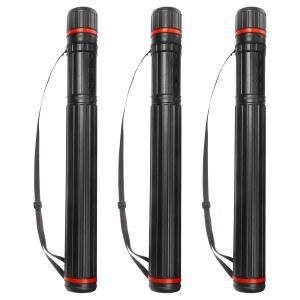 25인치에서 38.5인치로 확장 가능한 망원경 포스터 튜브 - 아트워크 문서용 방수 및 방광 보관 청사진 지도 아티스트 건축가를 위한 보호 케이스 여행 38.5인치