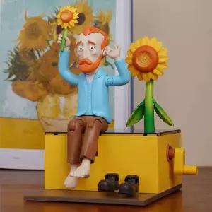 오토마타 Automata 장난감 스탠드 움직이는 피규어 반 소장용 뭉크