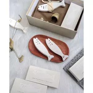 더무 행운 명태 규조토 탈취제 3+1개 및 행운줄 1개