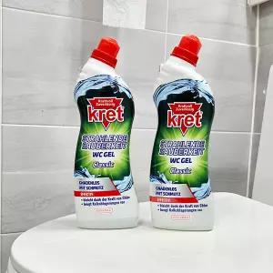 독일 크렛 변기 욕실 세정제 750ml 2개 화장실 악취 곰팡이 청소 코팅 효과 묵은때 제거 클리너 세제