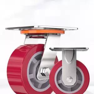 우레탄바퀴 무소음 소형 구루마 바퀴 대형 카트 공업용 도구