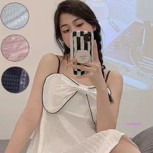 여성리본샤워가운 원피스 골프 슬립 잠옷 파자마 여자 로브가운zab014