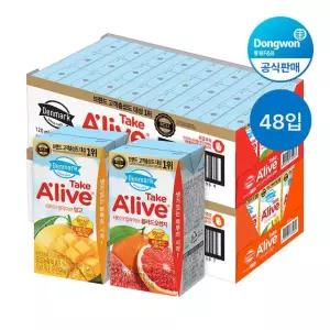 [etv] 덴마크 테이크 얼라이브 망고+블러드오렌지 120m, 48팩
