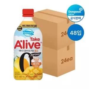 [etv] 덴마크 테이크 얼라이브 주스 망고 120ml, 48팩