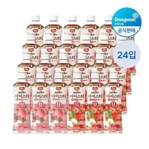 [etv] 보성홍차 아이스티 제로 복숭아+애플 500ml, 24개