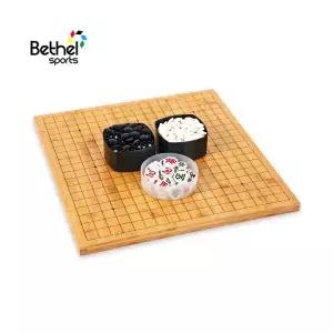 벧엘스포츠 2cm 대나무 원목 바둑판 장기판 겸용 정석 바둑알 장기알 세트