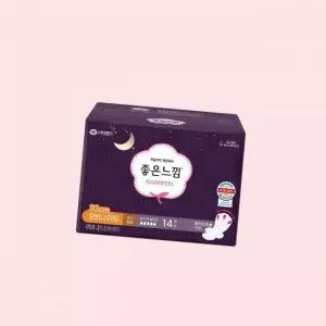 좋은느낌 33cm 생리대 오리지널 오버나이트 14매 X 2EA 에어핏쿠션 맥시슬림 14P 4605084