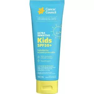 Cancer Council SPF50+ Ultra Sensitive Kids 캔서카운슬 울트라 센서티브 키즈 썬스크린 로션
