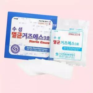 수성 멸균거즈에스 3호 10cm x 8겹 100개입 1개 4732417