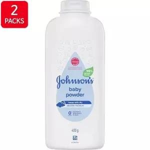 Baby Pure Baby Powder 존슨즈 베이비 퓨어 콘스타치 모이스처 파우더 400g 2팩