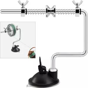 낚싯줄 스풀러 휴대용 조절 가능한 안정적인 와인더 기계 클램프 흡입 컵 베이스 스풀링 스테이션 시스템