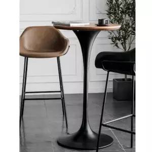 카미르 홈바 의자 높은 원형 카페 투명 키높이