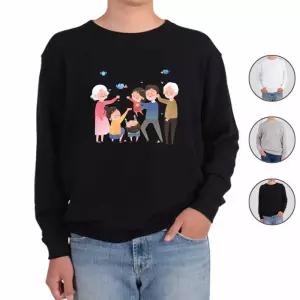 맨투맨 전색상 가정의달 행복한가족 tㅇ 프린트셔츠 ZNe3+6Uou