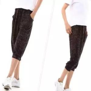 7부 아이스바지 모자이크 조깅 여름 달리기