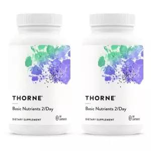 쏜리서치 베이직 뉴트리언트 투퍼데이 종합비타민 60캡슐 2병