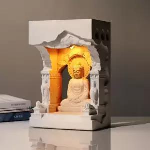 무드등 부처님 석굴암 조명 인테리어 장식품 판테온 램프 명상