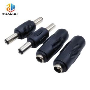 4피스 5.5×2.1mm DC 전원 어댑터 - CCTV 보안 시스템용 남성-남성/여성-여성 패널 마운트 잭