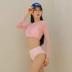 벤디스 아레나 커버업 비키니 세트 (3PCS) F282 - 형광옐로우 2306715 J