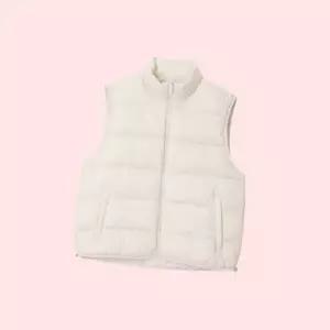 자주 JAJU 남 미디엄 다운필 베스트 크림 2508392741 4438125